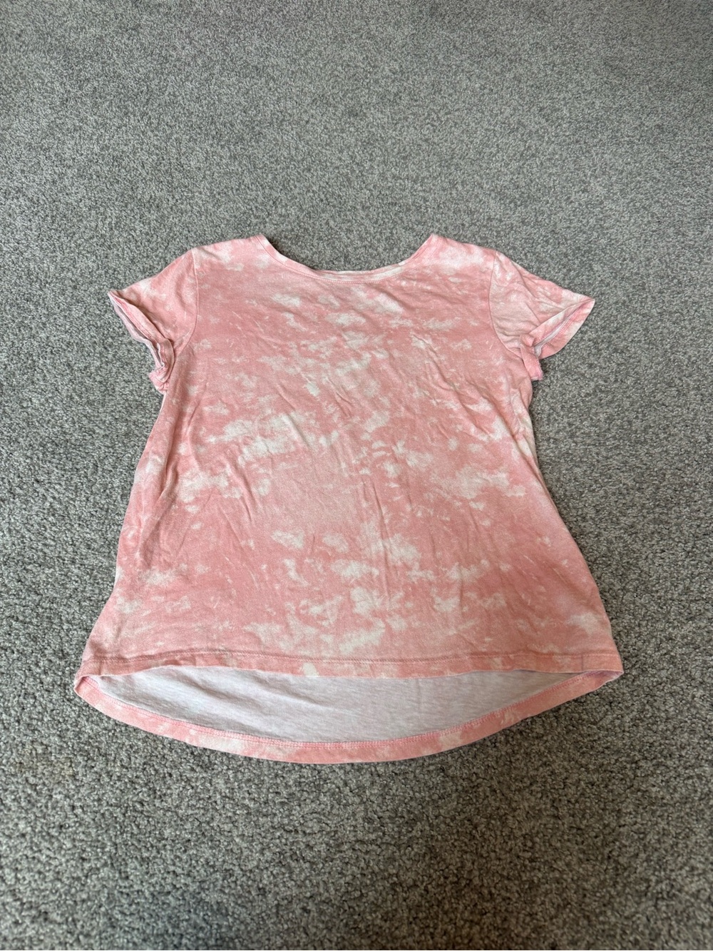 Old Navy Peach-Pink Tie-Dye Short Sleeve Tee. X-Large XL 14-16